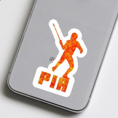 Sticker Pia Fencer Laptop Image