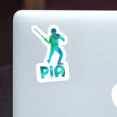 Pia Sticker Fechter Notebook Image