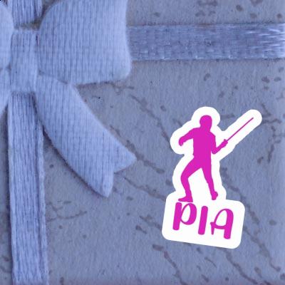 Pia Sticker Fencer Laptop Image