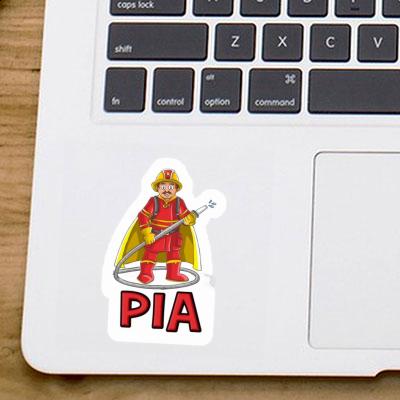 Sticker Firefighter Pia Gift package Image