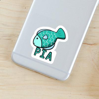 Sticker Fisch Pia Notebook Image