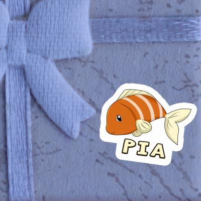 Autocollant Poisson Pia Image