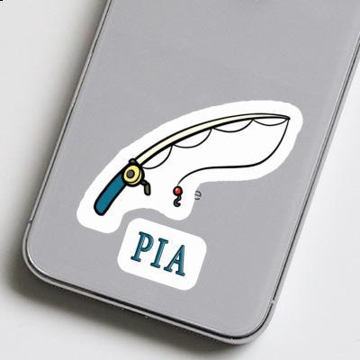 Sticker Angelrute Pia Notebook Image