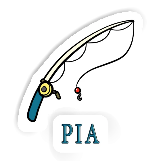 Sticker Angelrute Pia Image