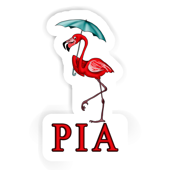 Flamingo Sticker Pia Laptop Image