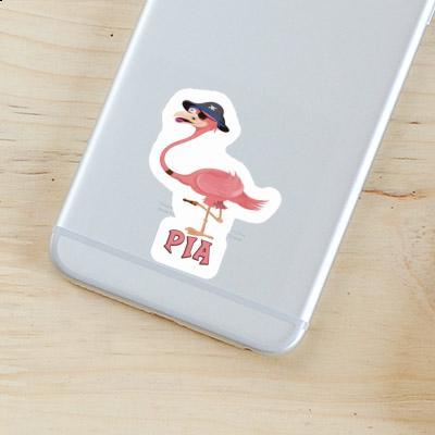 Sticker Flamingo Pia Notebook Image