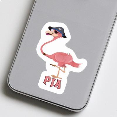 Sticker Flamingo Pia Notebook Image