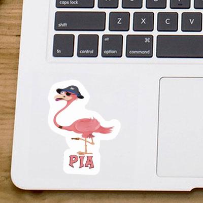 Sticker Flamingo Pia Laptop Image