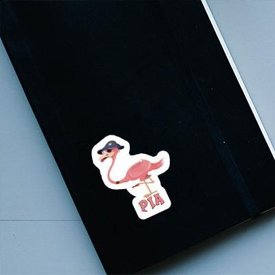 Sticker Flamingo Pia Laptop Image