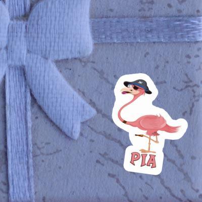 Sticker Flamingo Pia Notebook Image