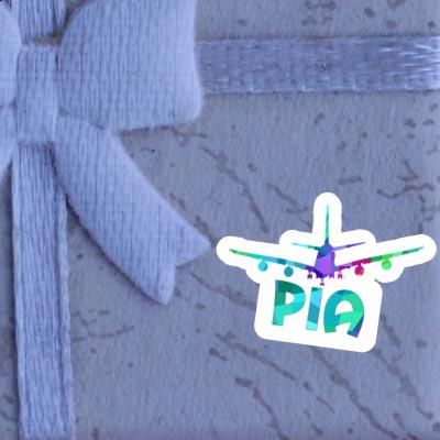 Sticker Pia Airplane Gift package Image