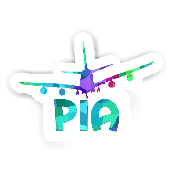 Sticker Pia Airplane Notebook Image