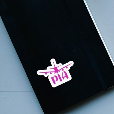 Flugzeug Sticker Pia Notebook Image