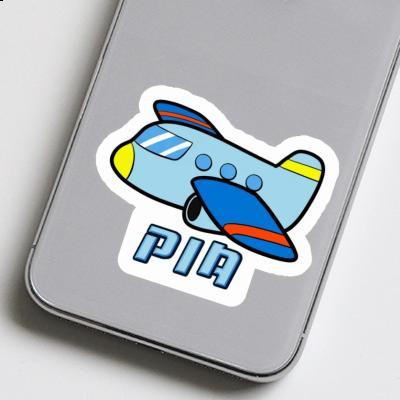 Pia Aufkleber Flugzeug Notebook Image