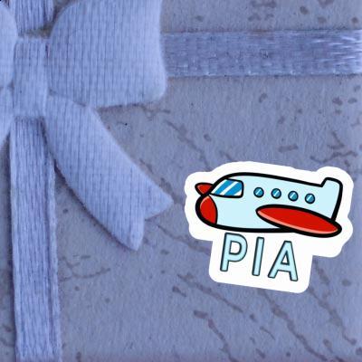 Sticker Plane Pia Laptop Image