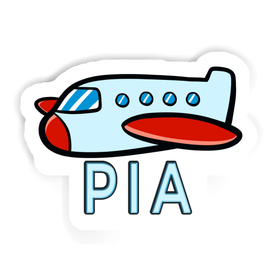 Sticker Plane Pia Image