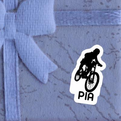 Freeride Biker Autocollant Pia Notebook Image