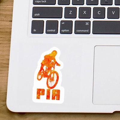 Freeride Biker Sticker Pia Laptop Image