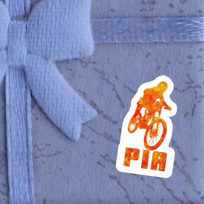 Sticker Pia Freeride Biker Laptop Image