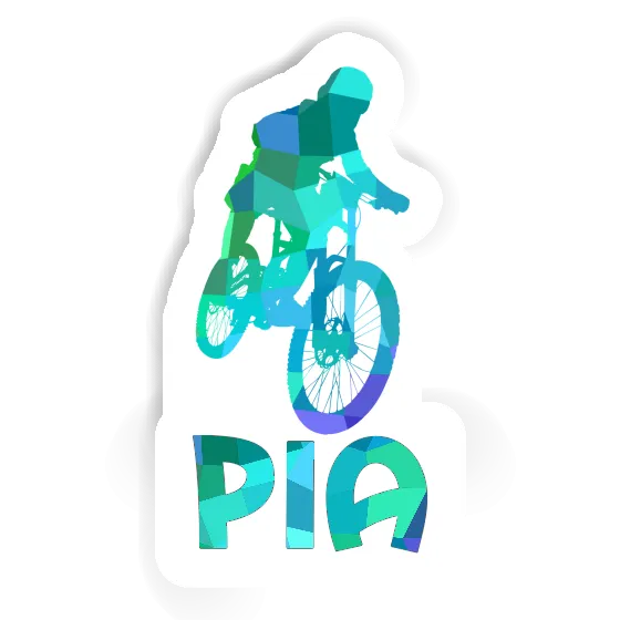 Freeride Biker Autocollant Pia Image