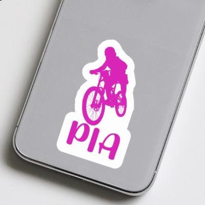 Sticker Freeride Biker Pia Laptop Image