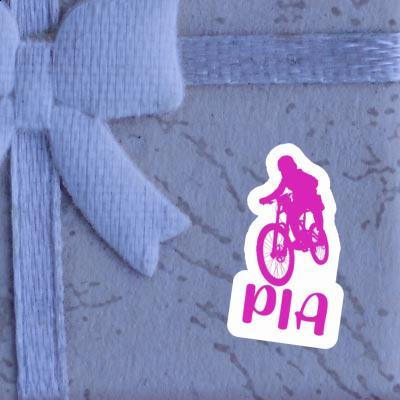 Sticker Freeride Biker Pia Laptop Image