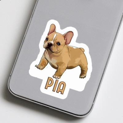 Pia Autocollant Bouledogue Image