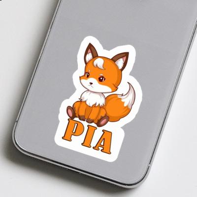 Aufkleber Fuchs Pia Laptop Image