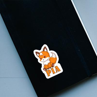 Aufkleber Fuchs Pia Laptop Image