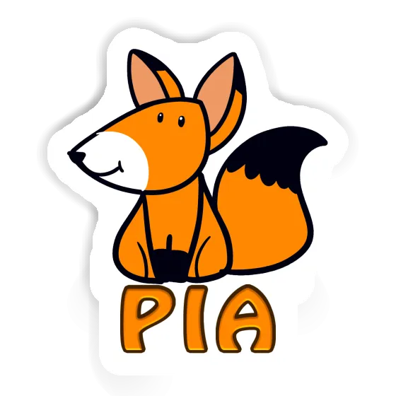 Sticker Pia Fox Notebook Image