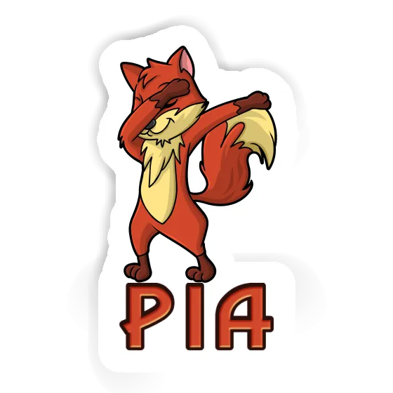 Dabbing Fox Sticker Pia Notebook Image