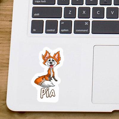 Pia Sticker Fox Laptop Image