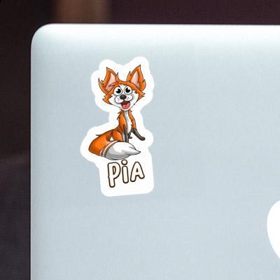 Pia Autocollant Renard Laptop Image