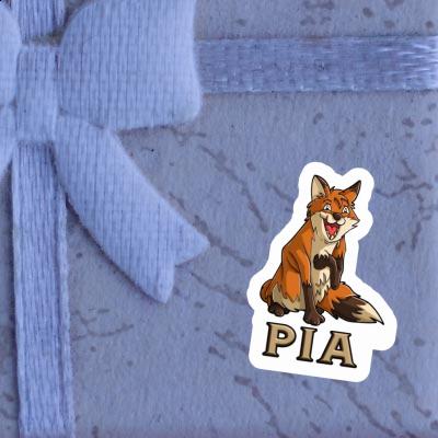 Sticker Fox Pia Notebook Image