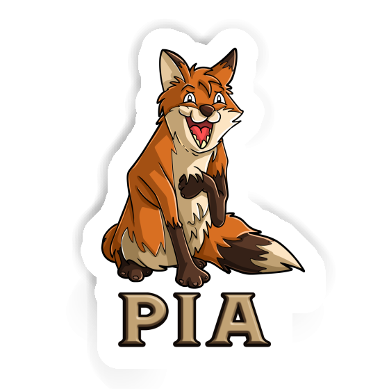 Sticker Fox Pia Gift package Image