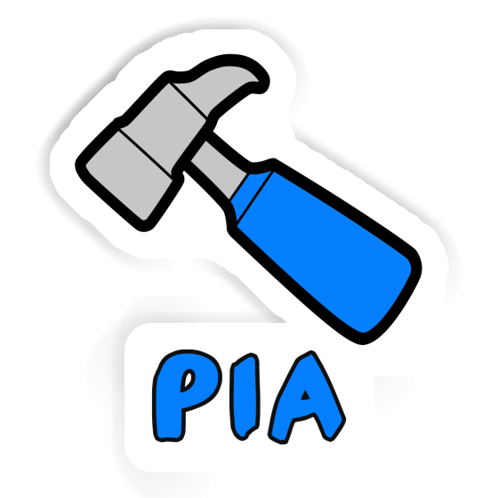 Hammer Sticker Pia Notebook Image