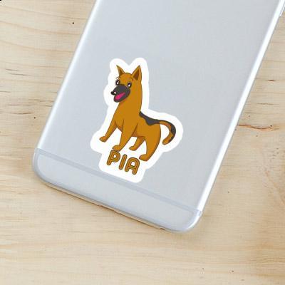 Pia Sticker German Shepherd Laptop Image