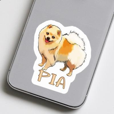 Spitz allemand Autocollant Pia Gift package Image