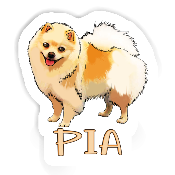 Sticker German Spitz Pia Notebook Image