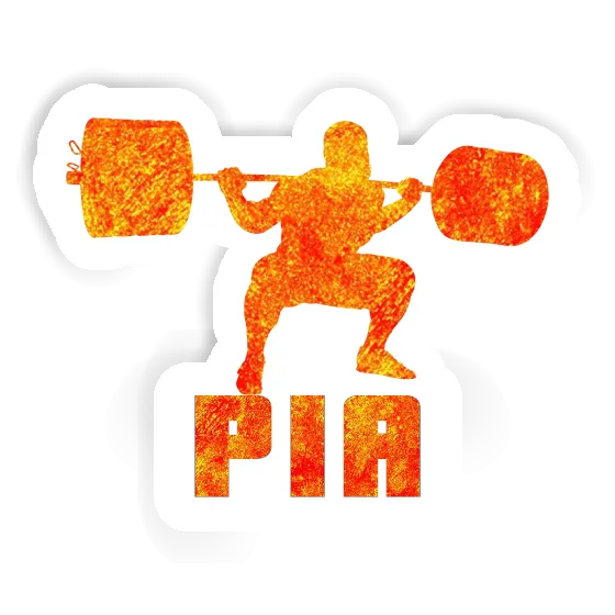 Weightlifter Sticker Pia Laptop Image