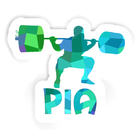 Sticker Gewichtheber Pia Gift package Image