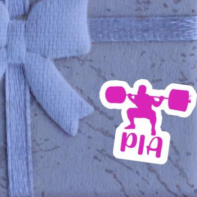 Sticker Weightlifter Pia Image