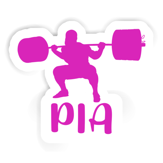 Sticker Gewichtheberin Pia Gift package Image