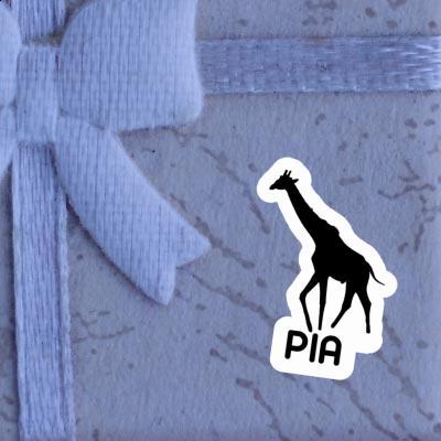 Giraffe Sticker Pia Notebook Image