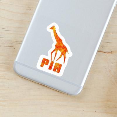 Giraffe Sticker Pia Notebook Image