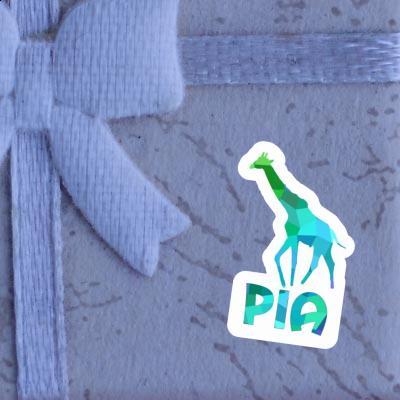 Sticker Pia Giraffe Laptop Image