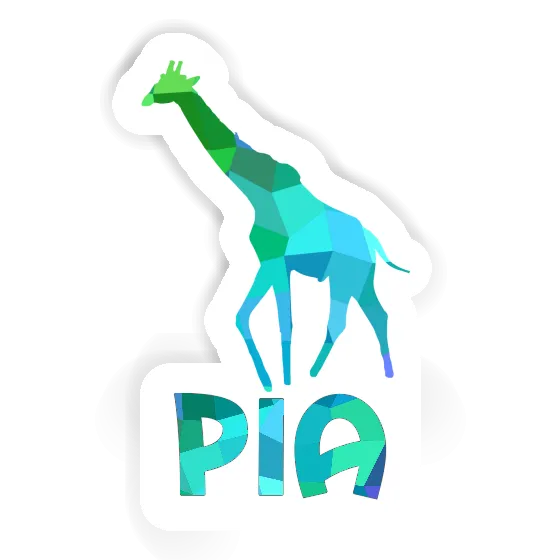 Sticker Pia Giraffe Gift package Image