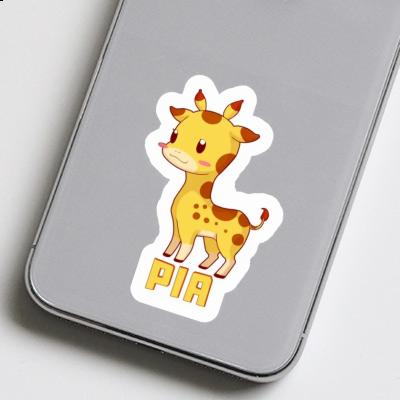 Sticker Giraffe Pia Image