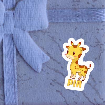 Sticker Giraffe Pia Notebook Image