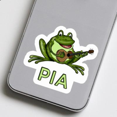 Pia Sticker Guitar Frog Notebook Image